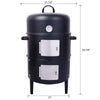Ultimate Charcoal Smoker Grill - Heavy Duty Outdoor BBQ