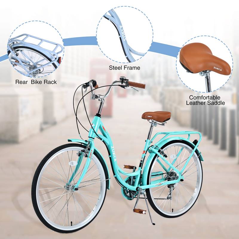 Colorful Cruiser: Women's 7-Speed Bike