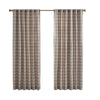 Cozy Plaid Curtain Panel