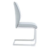 Chic Gray Arch Dining Chairs - Set of Two