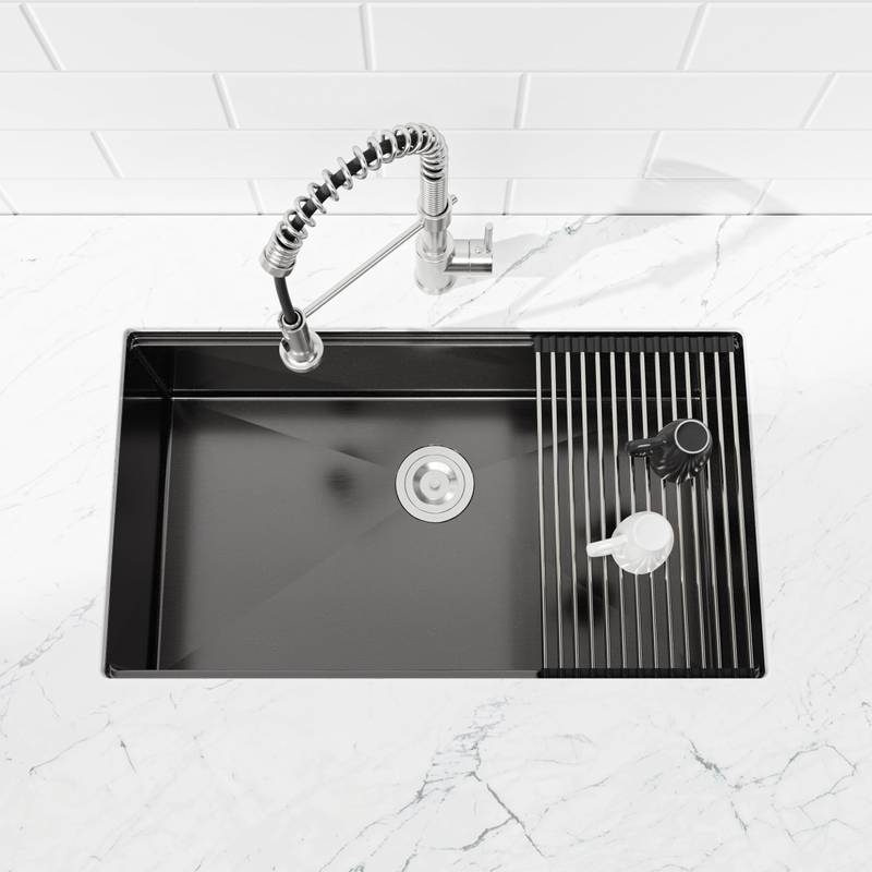 Chef's Dream Undermount Sink with Cutting Board & Colander