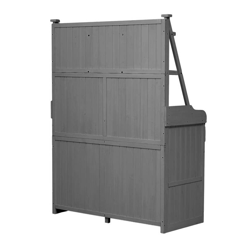 TOPMAX 65-Inch Garden Potting Station - Stylish Storage & Workspace