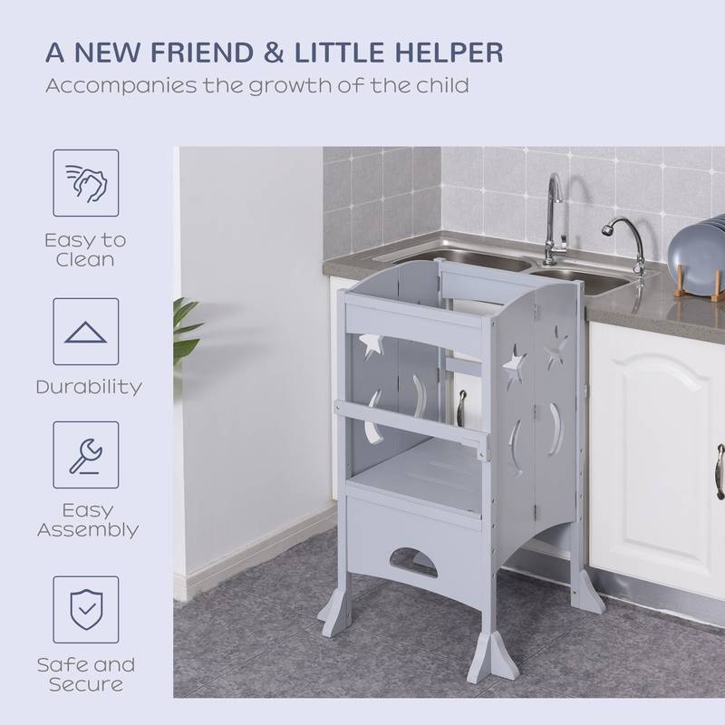 Kiddo's Kitchen Helper Stool