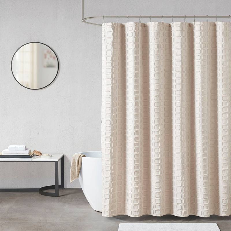 Chic Woven Shower Curtain
