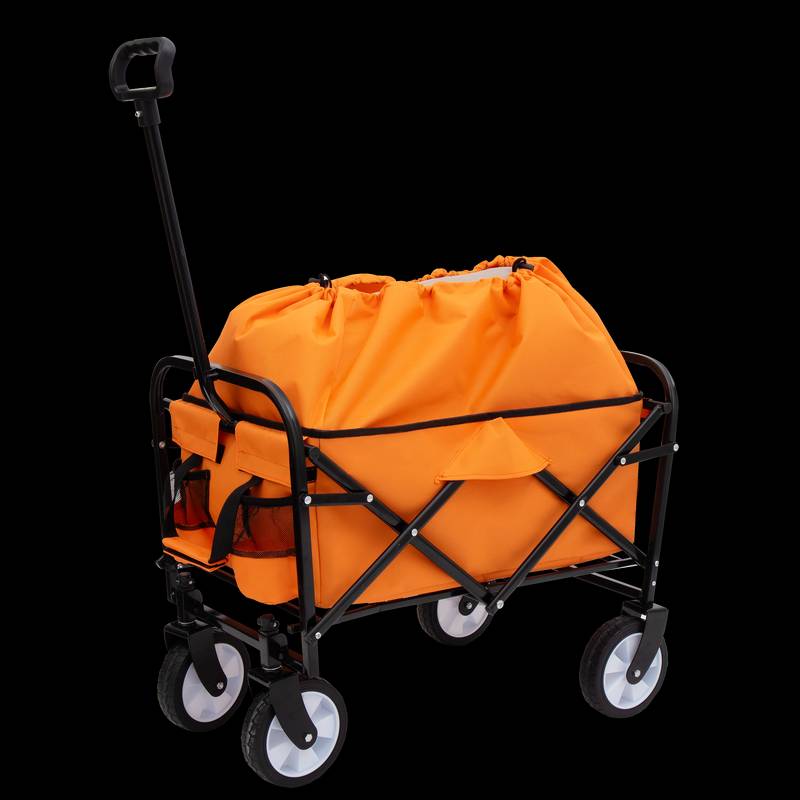 Versatile Collapsible Beach Wagon with Liner Bags