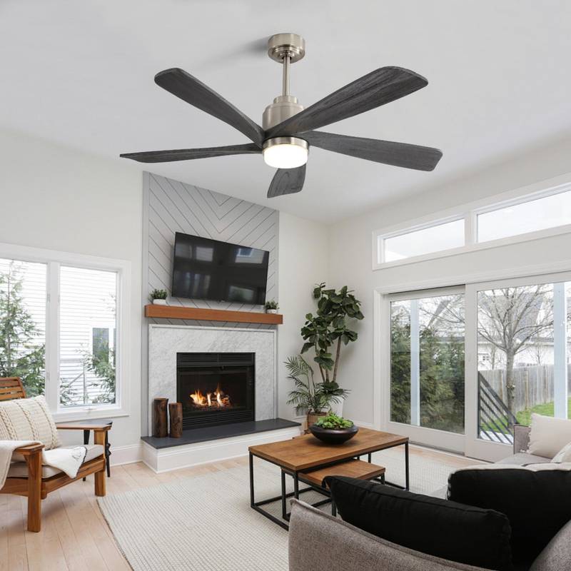 Elegant Smart Ceiling Fan with LED Light & Remote Control