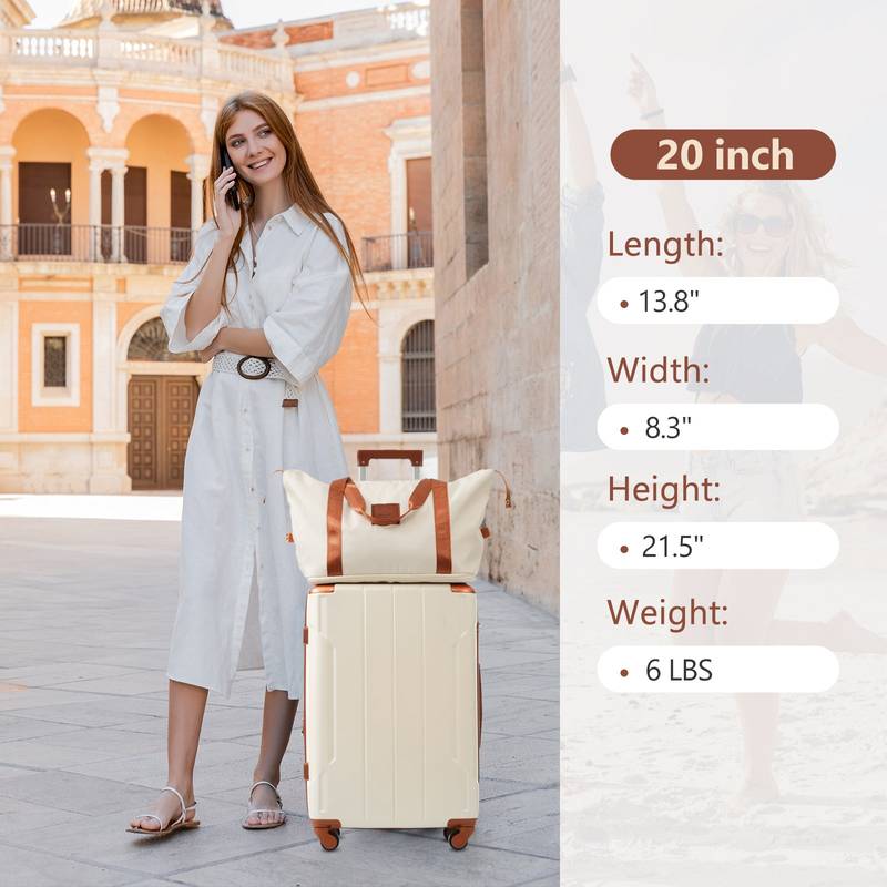 Stylish Hardshell Luggage Set with TSA Lock