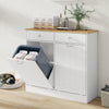 Versatile Pet-Proof Trash & Sorter Cabinet
