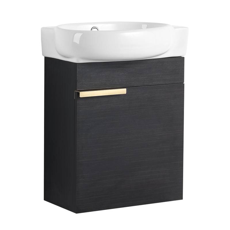 Cozy Compact Bathroom Vanity with Soft Close Doors & Sink