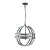 Chic Galvanized Chandelier for Home Elegance