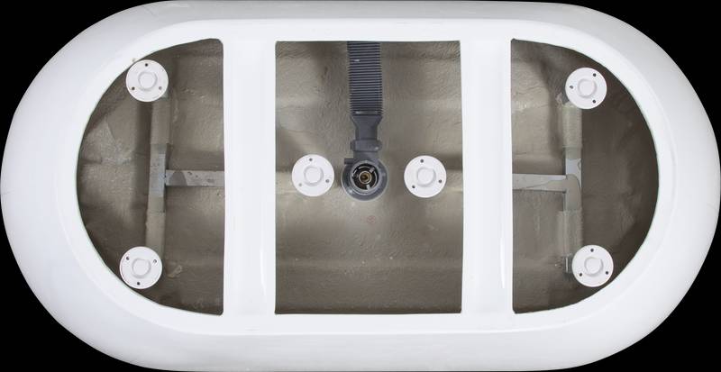 Relaxing Acrylic Soaking Tub with Easy Install Features