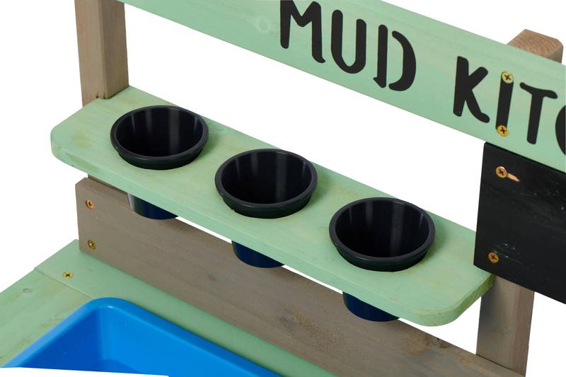 Outdoor Wooden Play Kitchen & Water Set for Kids