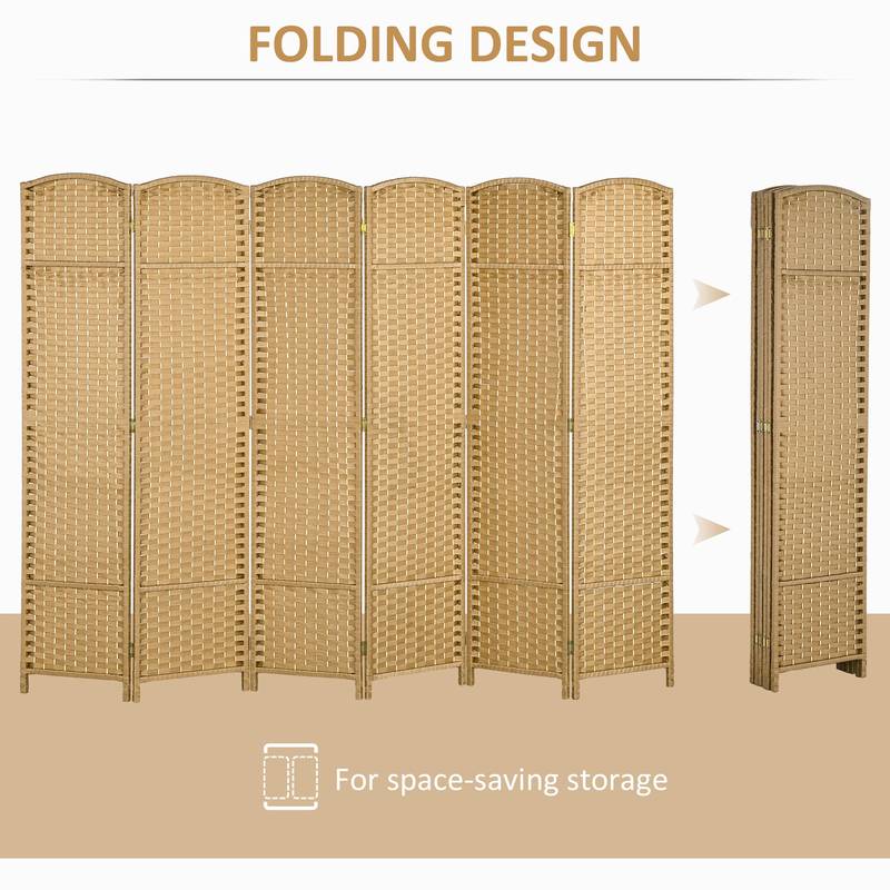 HOMCOM Elegant Folding Privacy Screen