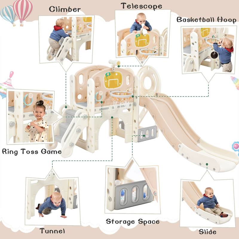 Adventure Castle Playset: Climb, Slide & Explore!