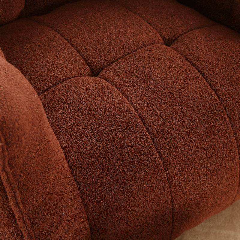 Cozy Foam Bean Bag Lounge Chair with Footstool