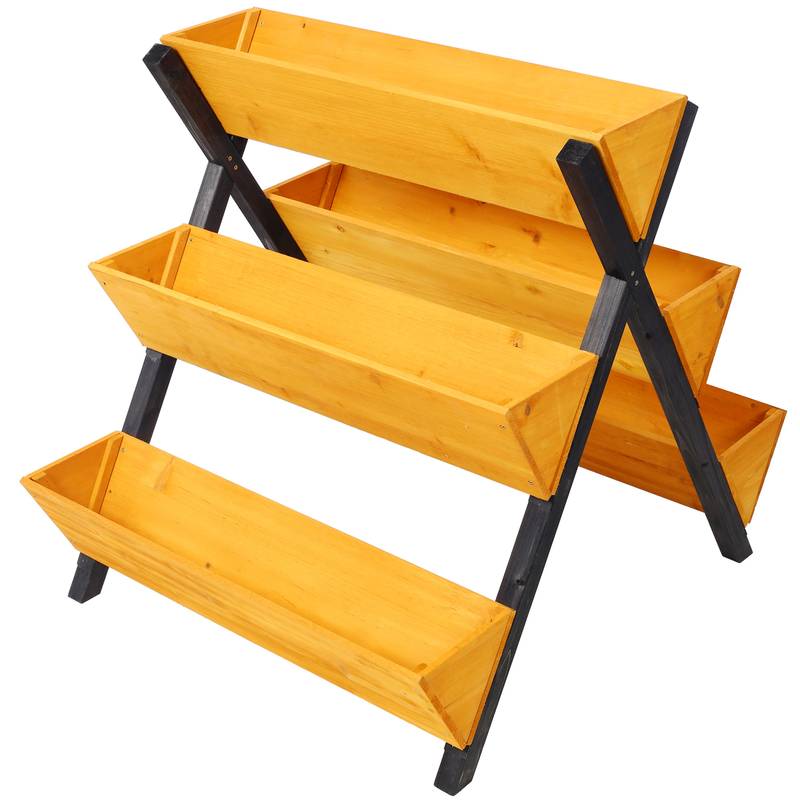 Elevate Your Garden: Wooden Vertical Planter for Flowers & Herbs