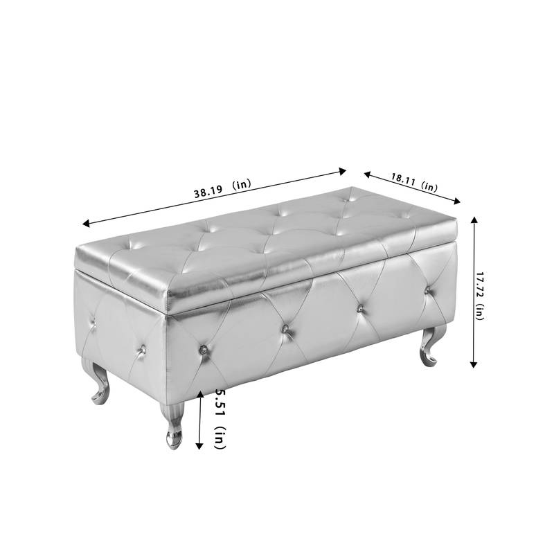 Cozy Storage Bench with Flip Top Seat