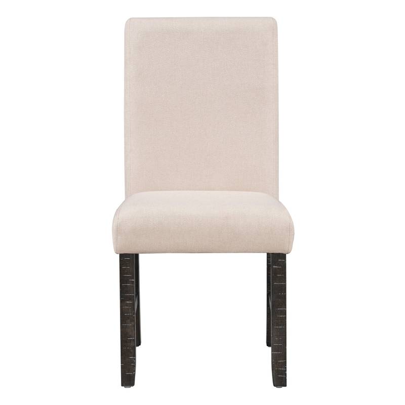 Retro Chic Dining Set with Expandable Table and Cozy Chairs