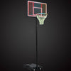 Glow & Shoot: Adjustable Portable Basketball Hoop for All Ages