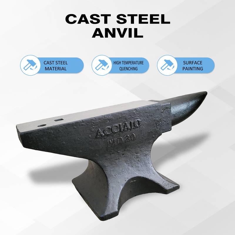 Rugged Round Horn Blacksmith Anvil