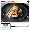 Cozy Two-in-One Outdoor Fire Pit & Heater