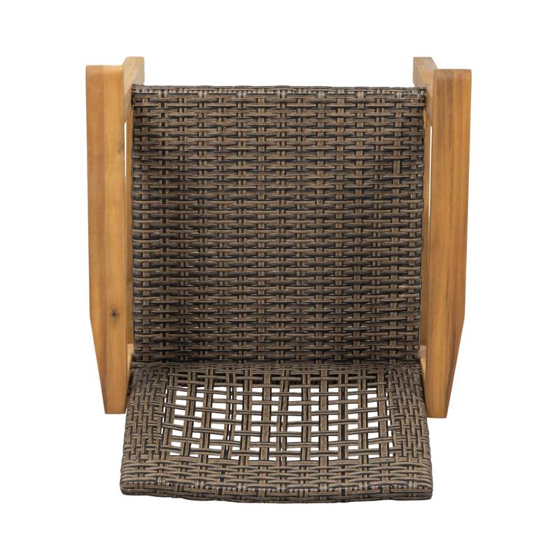 Hampton Wood & Wicker Dining Duo