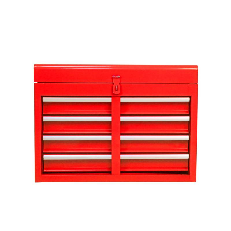 Red Tool Chest with Adjustable Shelf & Bottom Cabinet