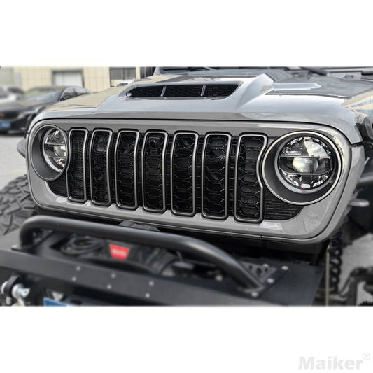 Stylish Front Mesh Grille for Jeep Wrangler JL/JT