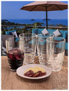 Swirl Style Acrylic Drinking Glass Set