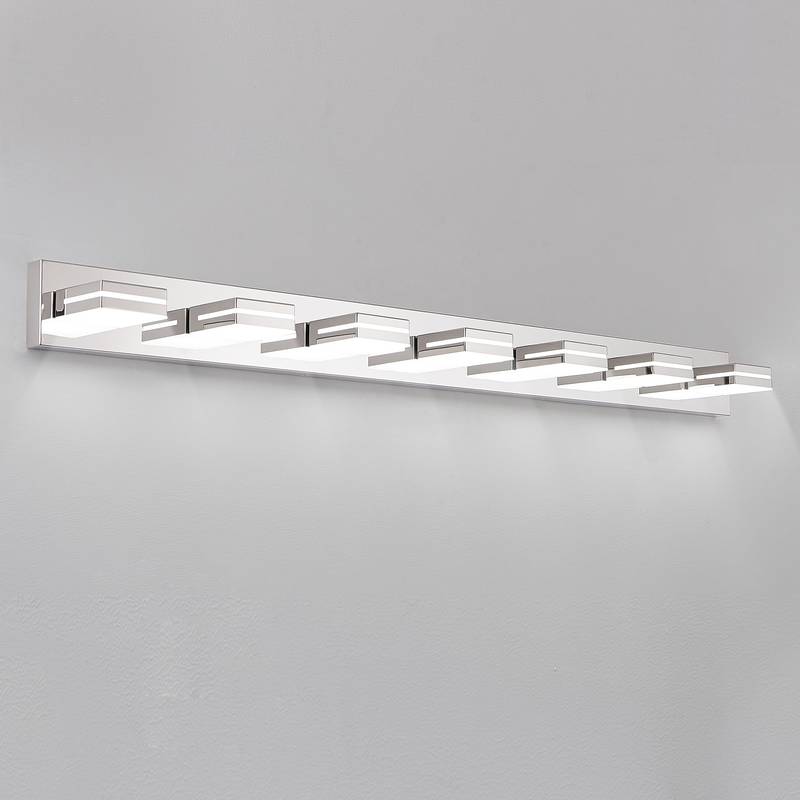Chic Chrome LED Vanity Light – Stylish & Eco-Friendly Illumination for Your Bathroom
