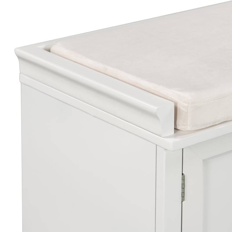 Cozy Storage Bench with Cushioned Seat