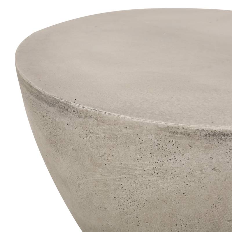Chic Grey Outdoor Side Table