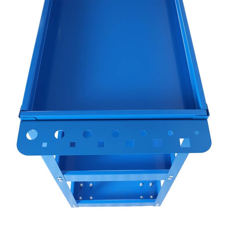Blue Rolling Tool Cart - Heavy-Duty & Lockable!