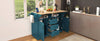 Versatile Rolling Kitchen Island with Drop Leaves and Power Outlet