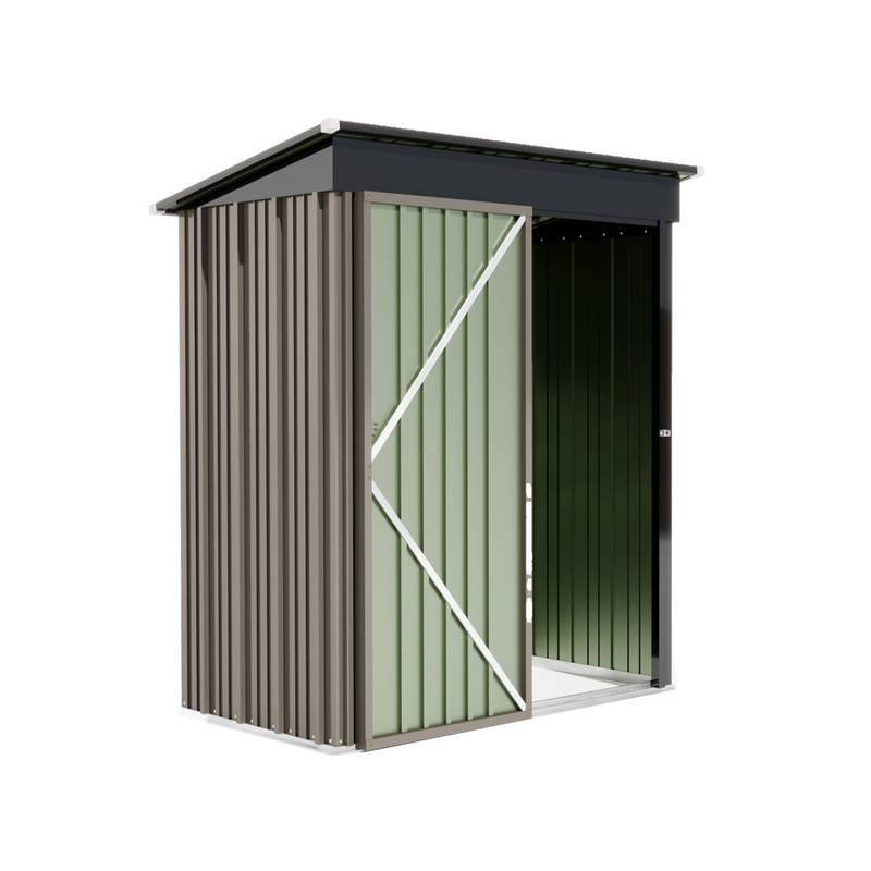 Cozy Corner Metal Shed for Your Garden