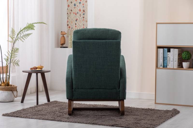 Stylish Emerald Rocking Glider Chair