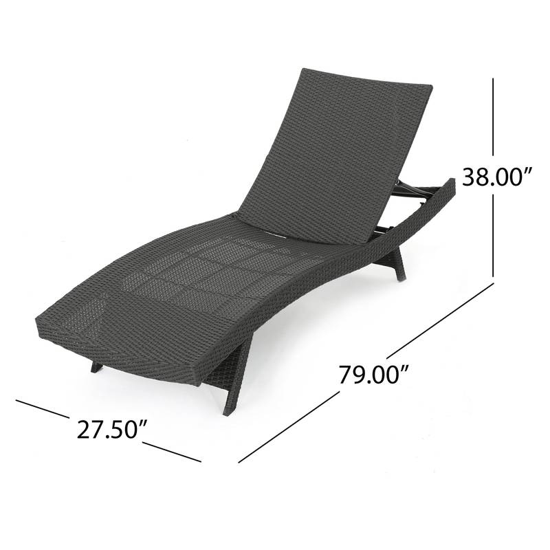Salem Outdoor Wicker Lounge Chair