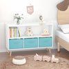 Cozy Cubby Kids Bookcase with Fun Fabric Drawers