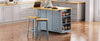 Versatile Rolling Kitchen Island with Drop Leaf & Storage