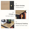 Stylish Pet Feeding Station with Hidden Storage