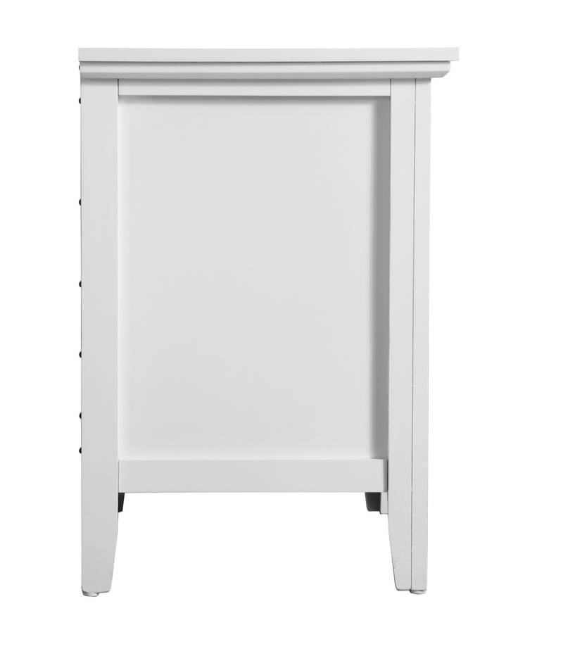 Chic White Nightstand
