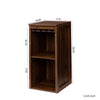 Walnut Wine Bar with Hutch & Stylish Storage