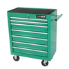 Rolling Green Tool Cart with 7 Drawers