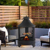 Cozy Two-in-One Outdoor Fire Pit & Heater