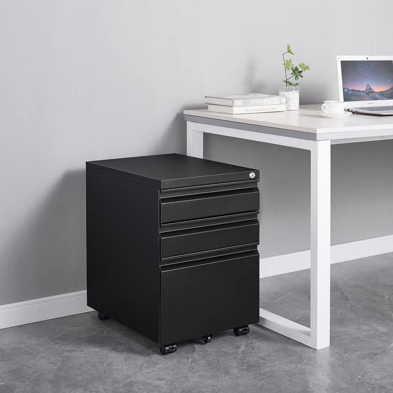 Locking Rolling File Cabinet – Secure & Mobile Storage Solution for Your Office