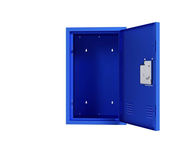 Chic Metal Locker Cabinet - Stylish Lockable Storage for Home or Office