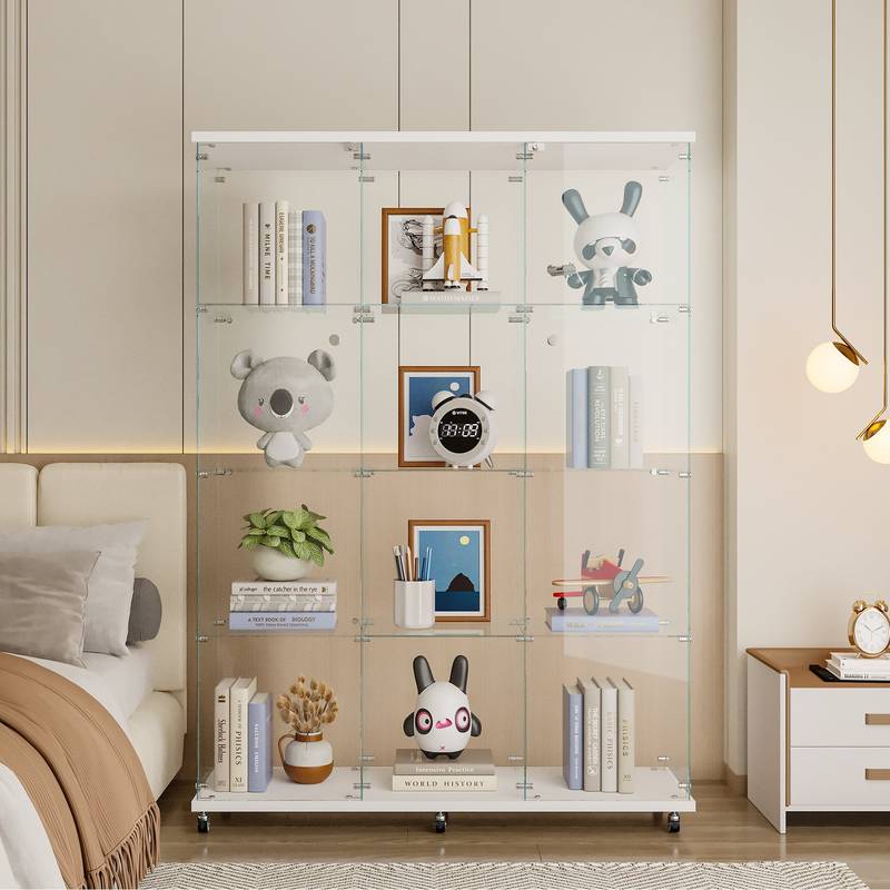 Showcase Master: Elegant Glass Display Cabinet