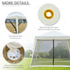 Cozy Shade Canopy Tent with Mesh Walls