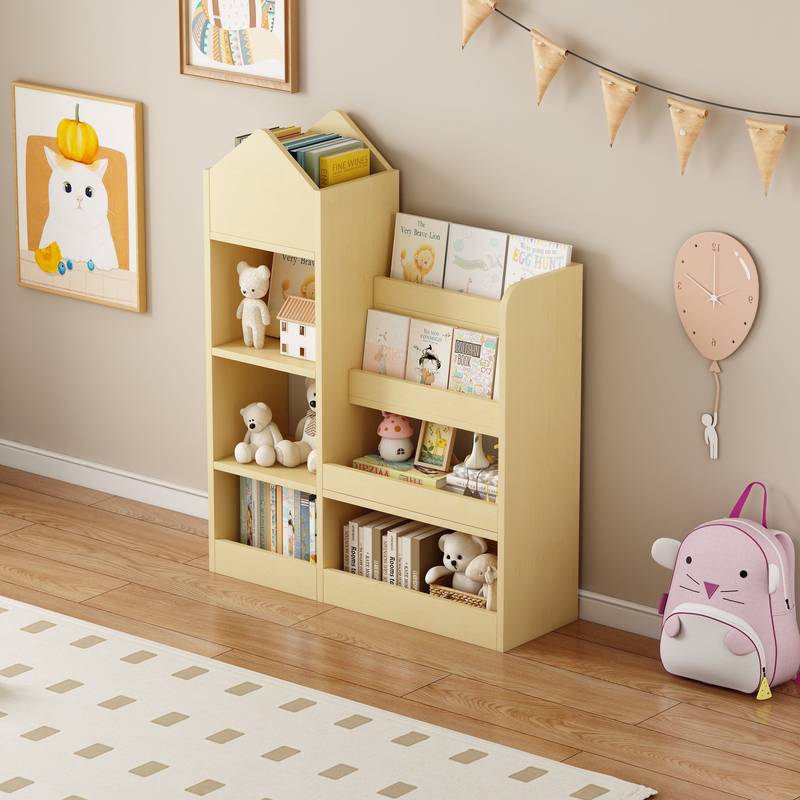 Kids' Joyful Book & Toy Organizer
