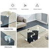 Sleek Glass Top Coffee Table